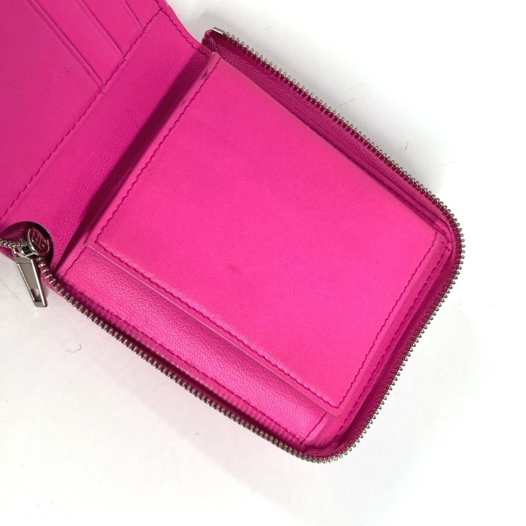 Balenciaga Pink Leather Wallet (Bi-Fold)