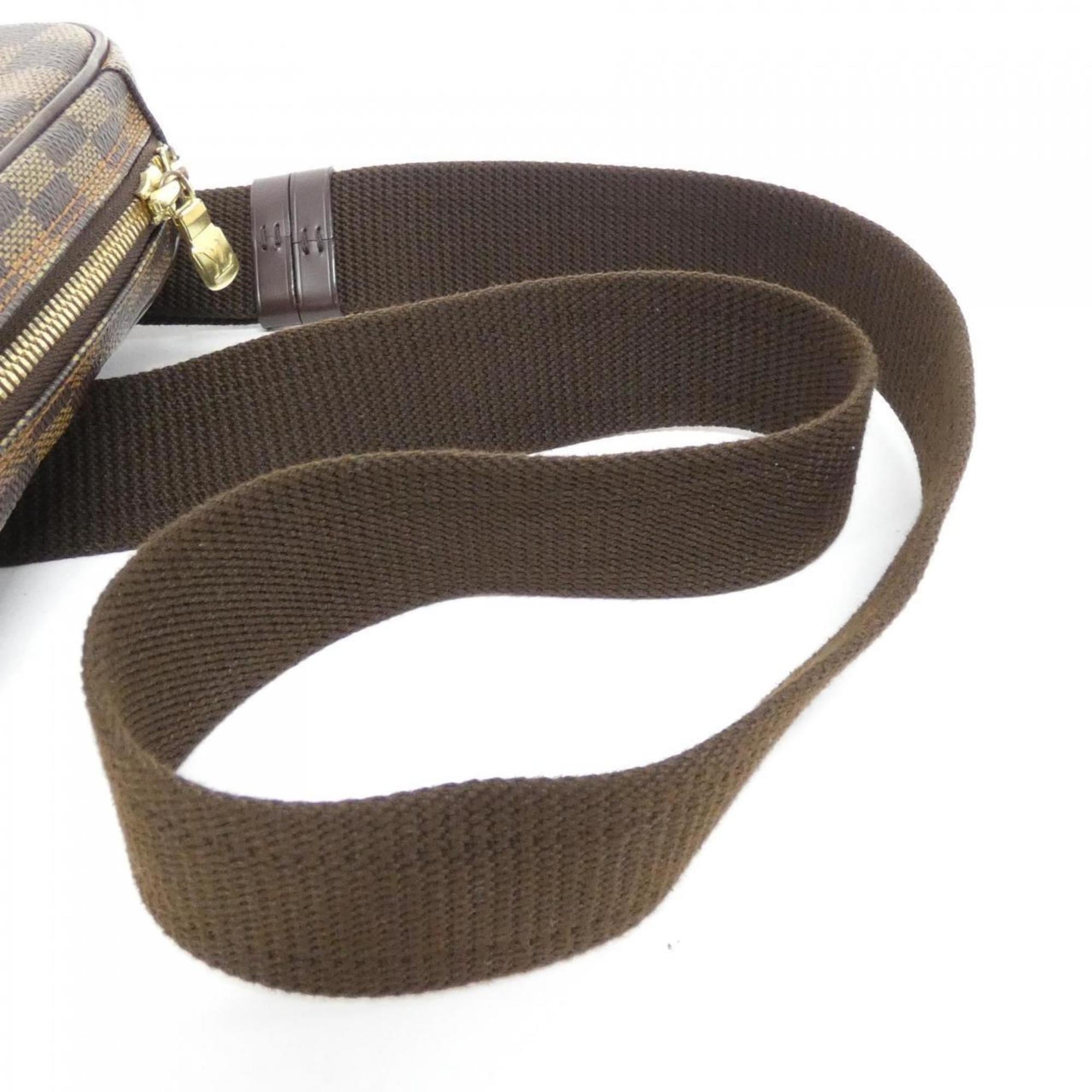 Louis Vuitton Ebene Coated Canvas Pochette Shoulder Bag