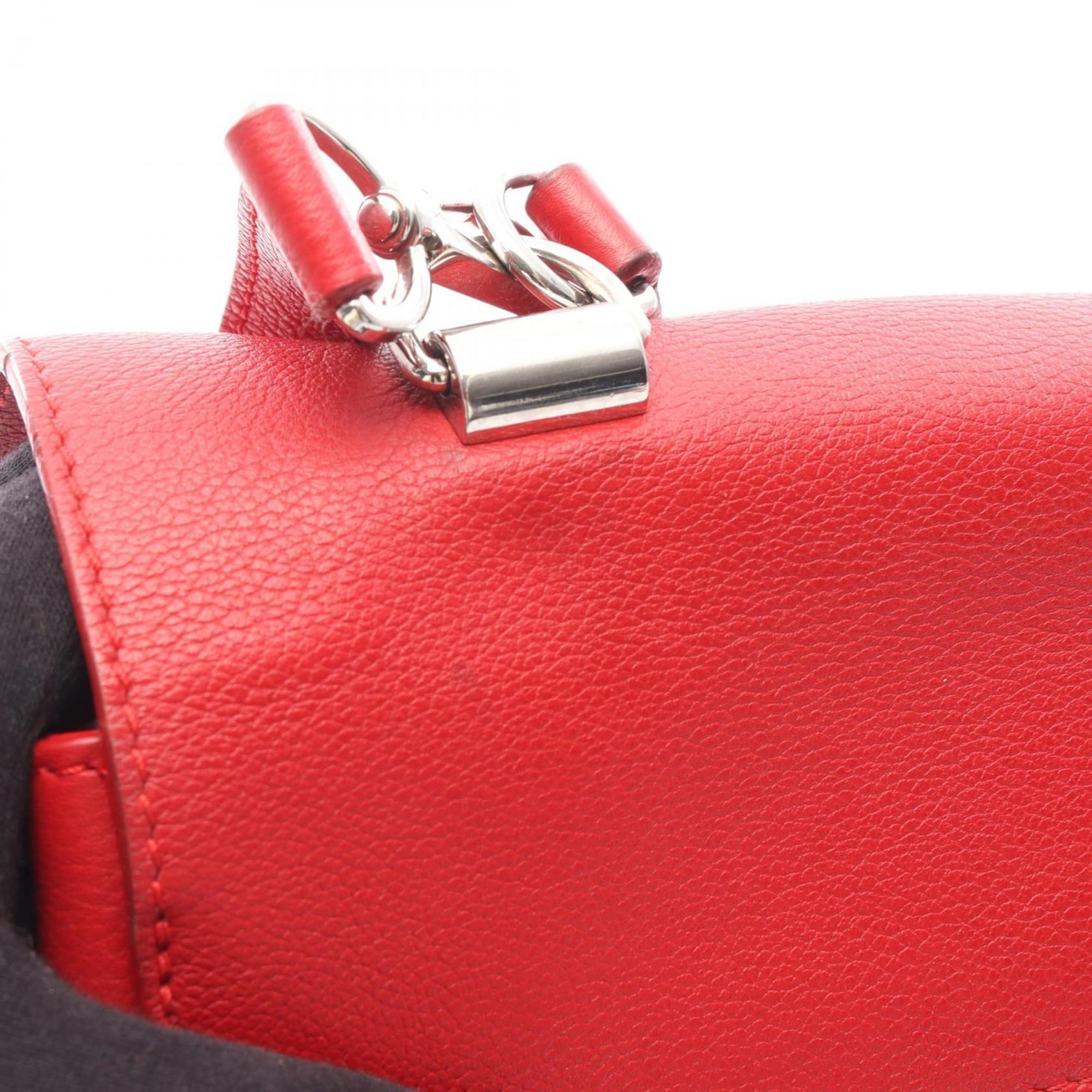 Louis Vuitton Red Color Ruby Leather Handbag
