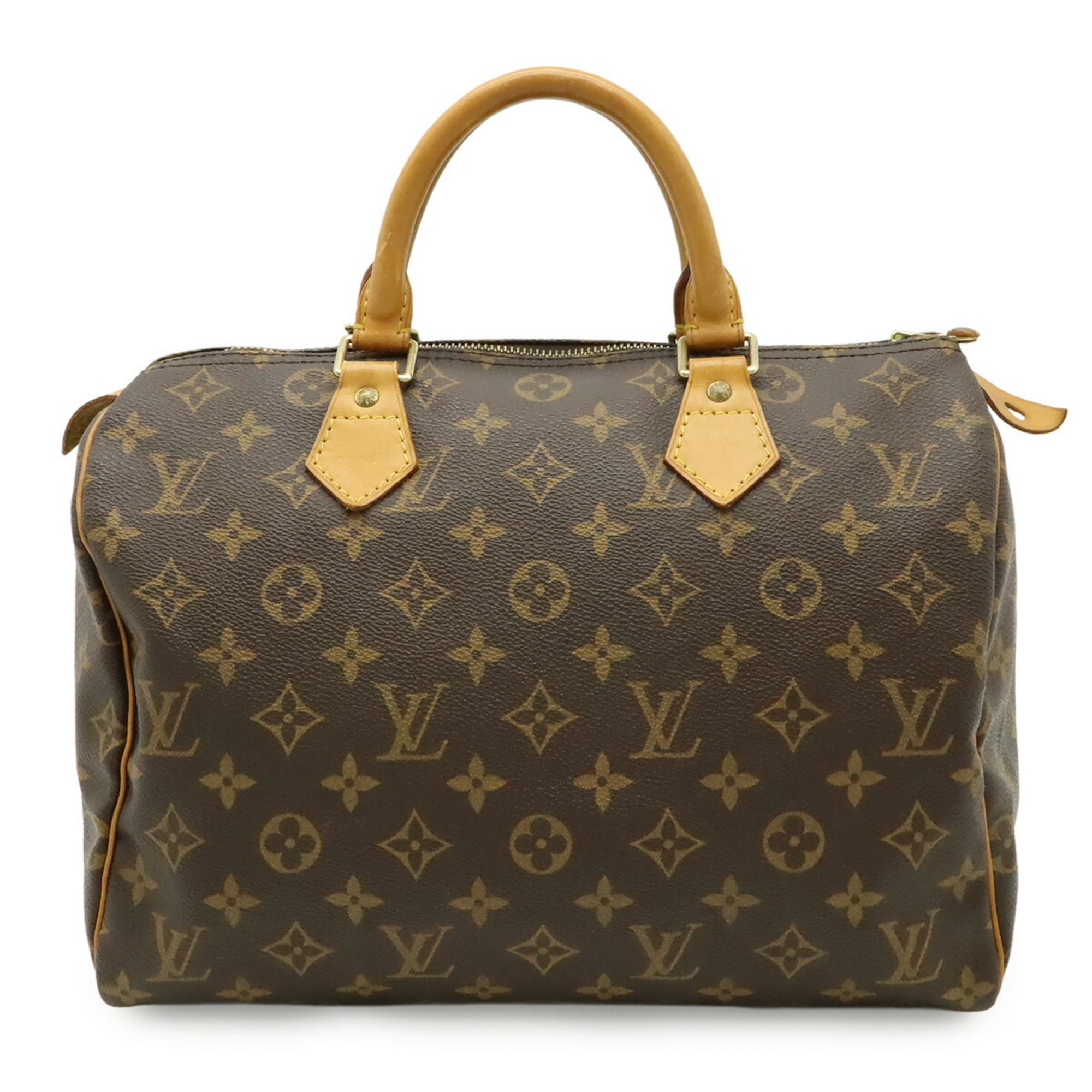 Louis Vuitton Brown Pvc Handbag