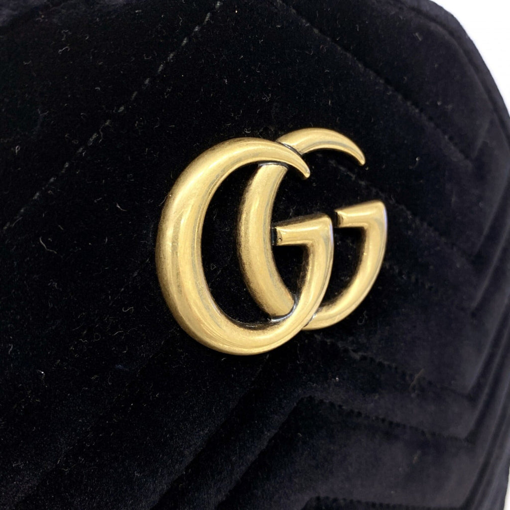 Gucci Black Velvet Backpack (Pre-Owned)
