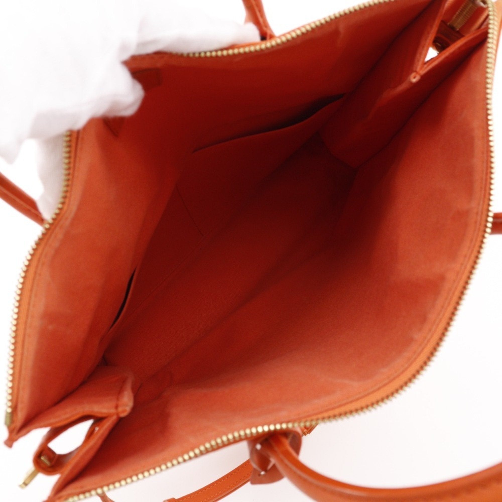 Louis Vuitton Orange Pimont Damier Canvas Handbag Tote Bag