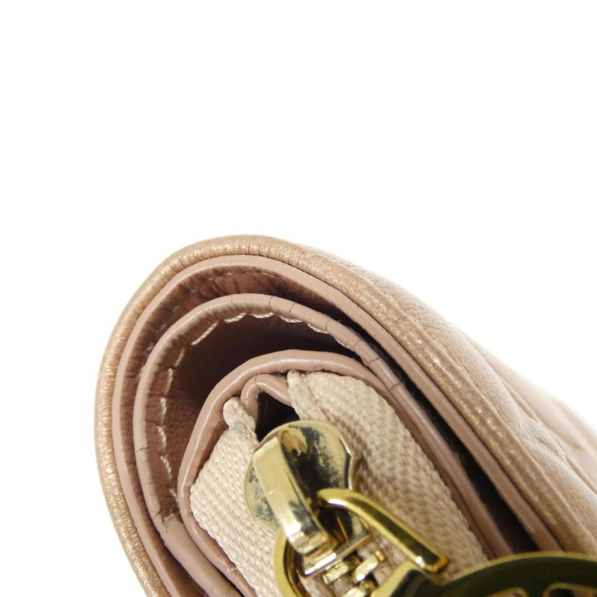 Louis Vuitton Camel Leather Wallet