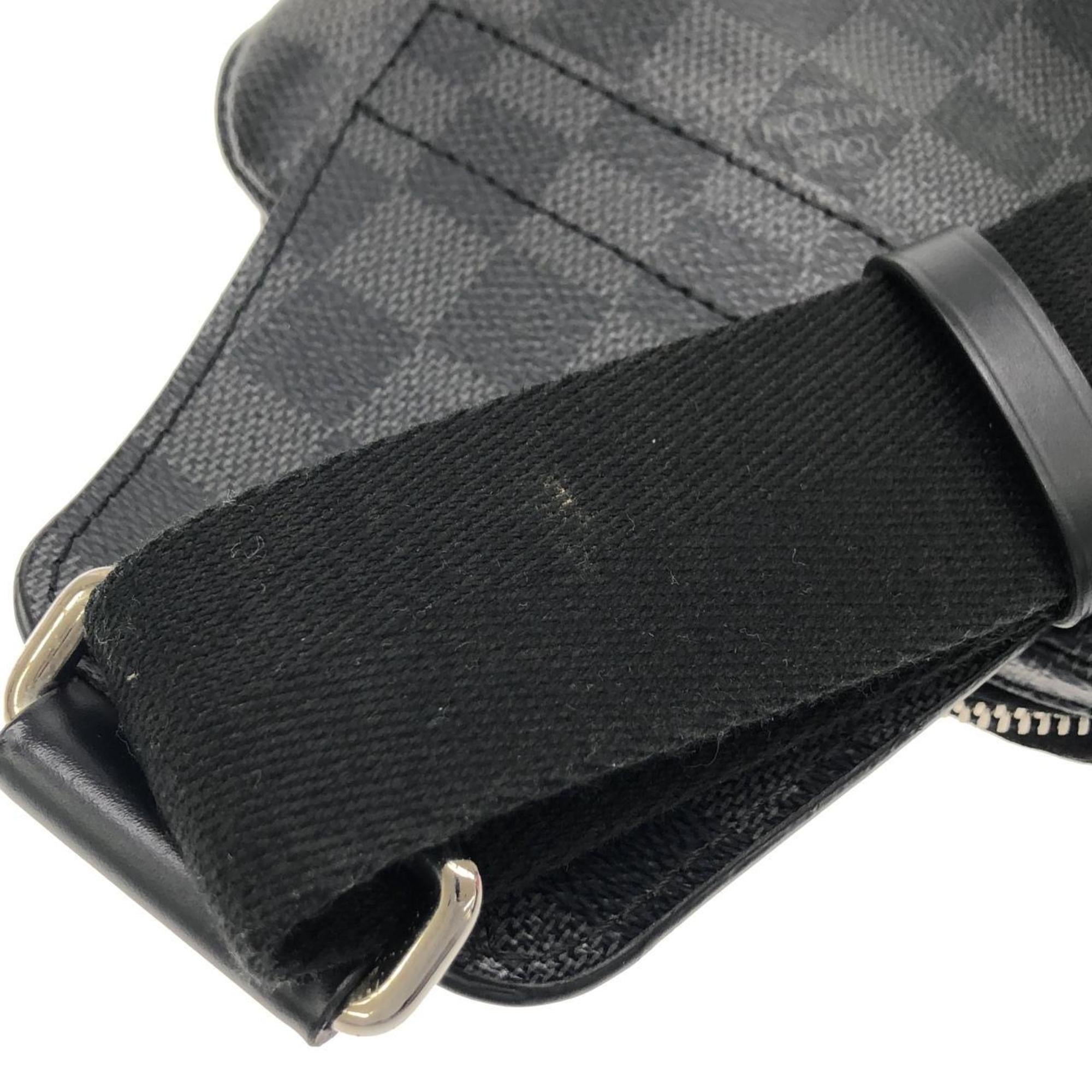 Louis Vuitton Graphite Coated Canvas Shoulder Bag