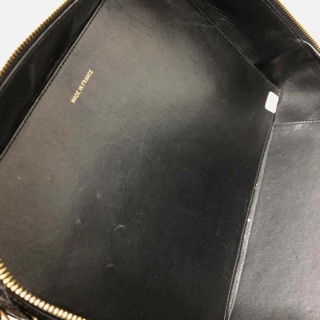 Chanel Black Patent Leather Handbag