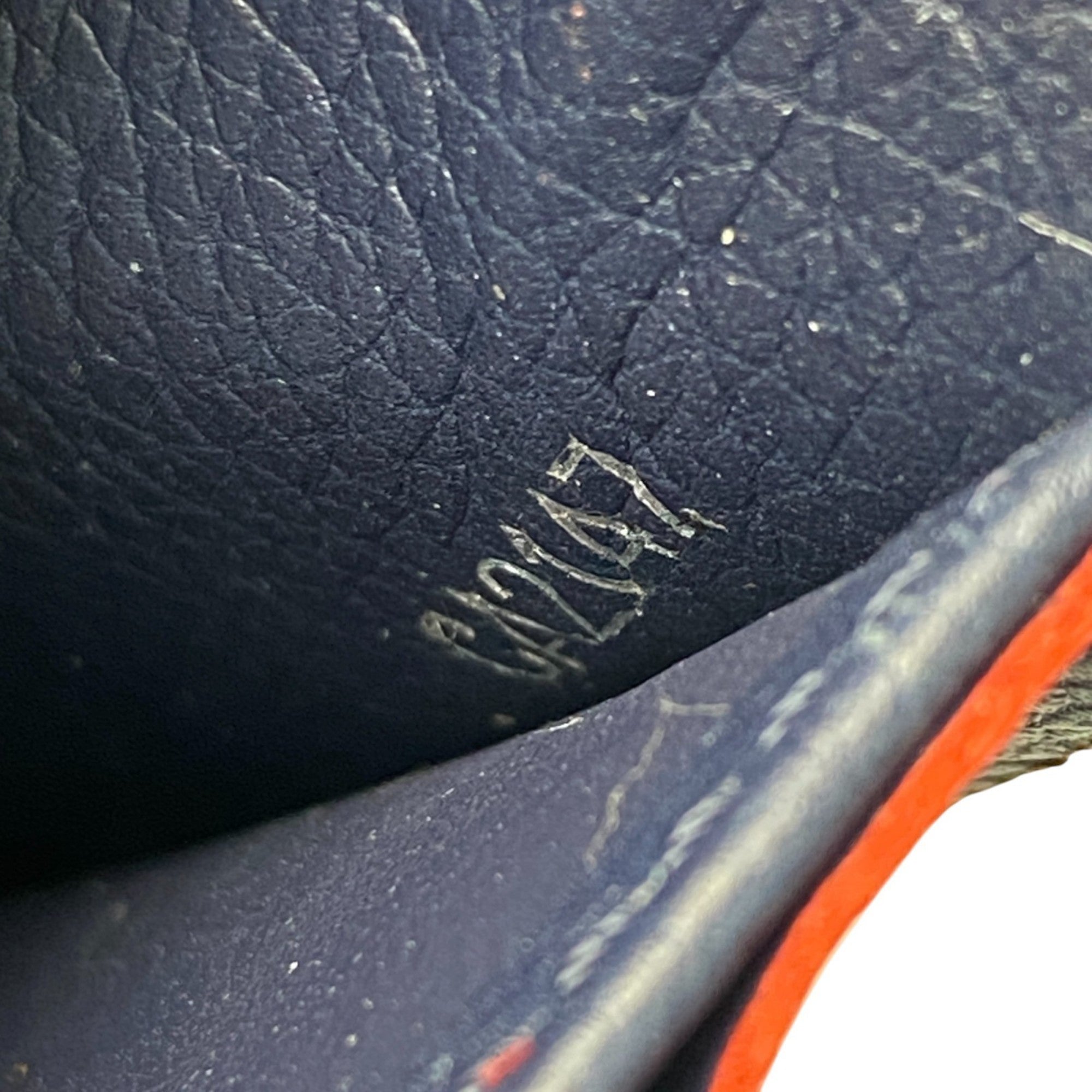 Louis Vuitton Navy Leather Long Wallet