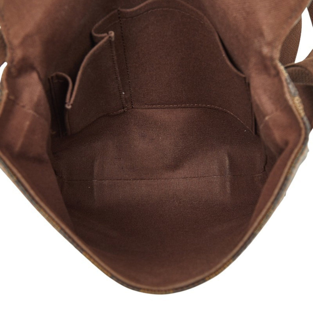Louis Vuitton Brown Pvc Leather Shoulder Bag