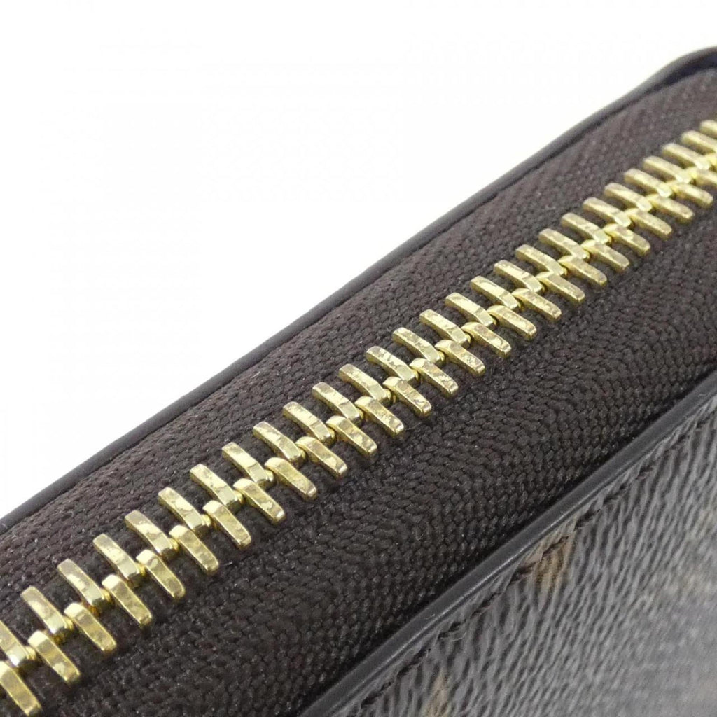 Louis Vuitton Marron Coated Canvas Long Wallet