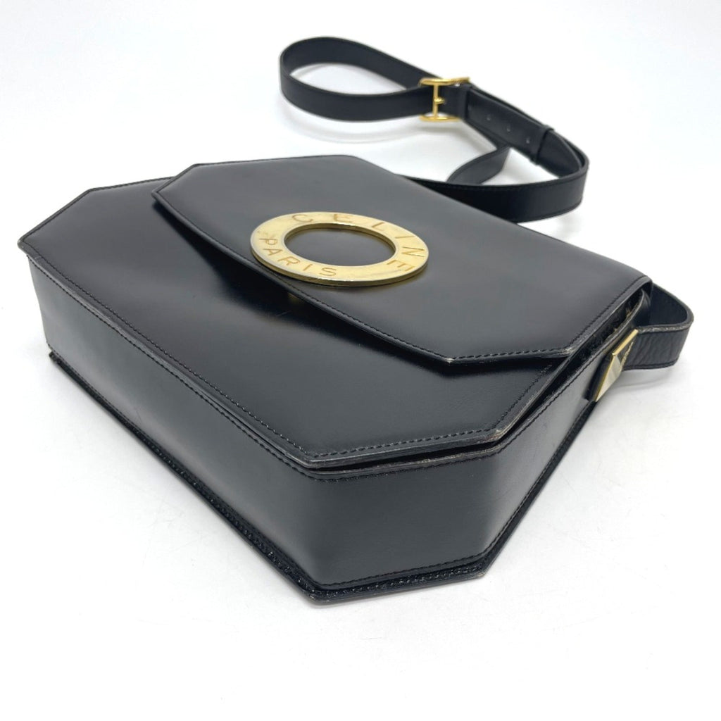 Celine Black Leather Shoulder Bag