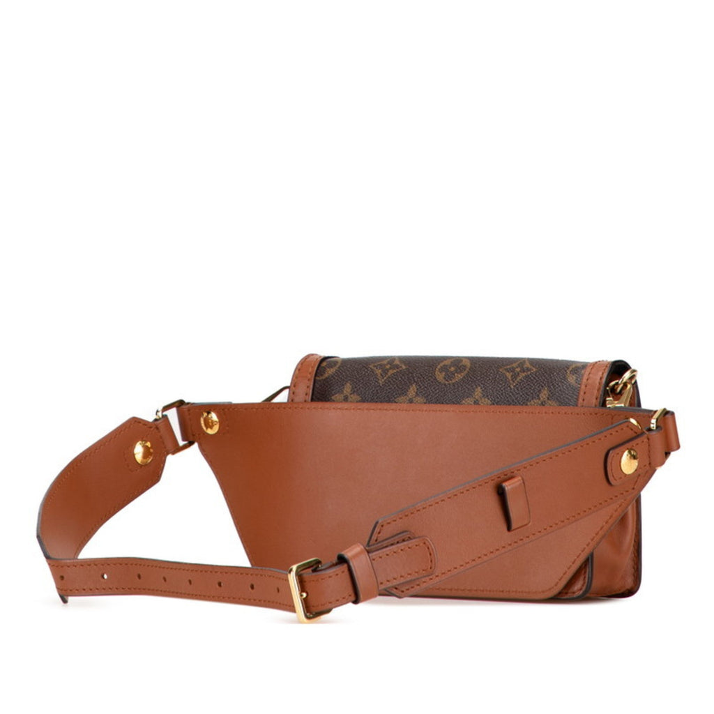 Louis Vuitton Monogram Reverse Brown Pvc Leather Sling Bag
