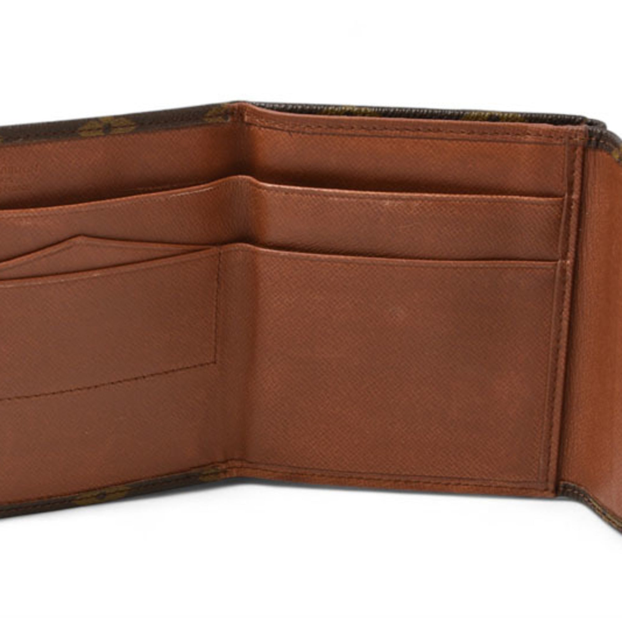 Louis Vuitton Brown Coated Canvas Wallet