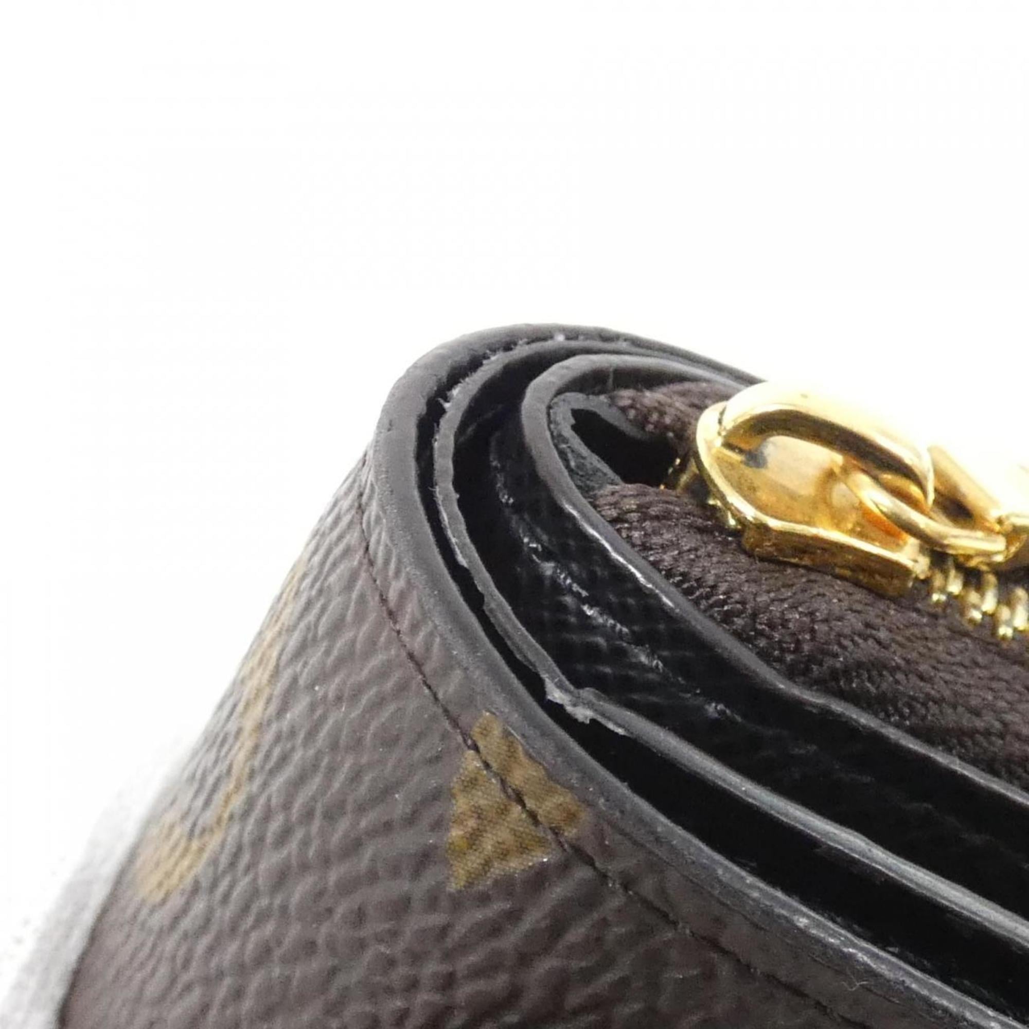 Louis Vuitton Marron Coated Canvas Wallet