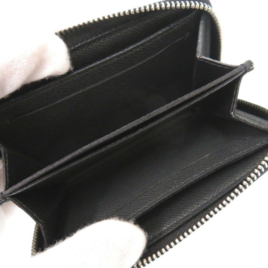 Louis Vuitton Black Taiga Leather Coin Purse/Coin Case