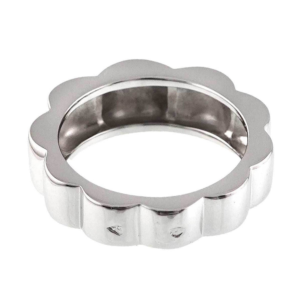 Chanel White Gold (18K) Band Ring