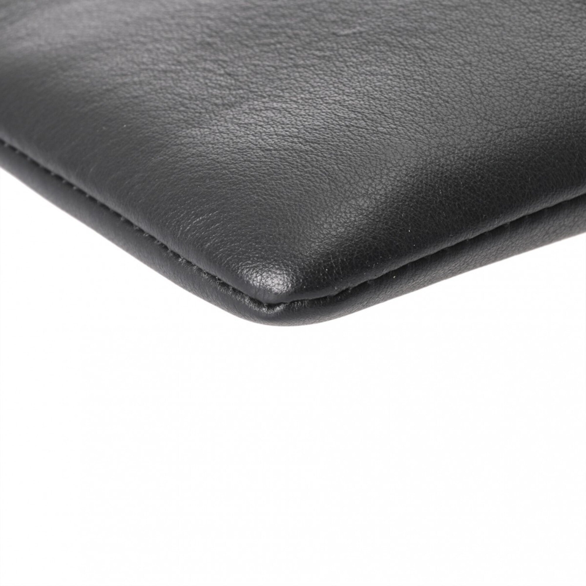 Balenciaga Black Leather Pouch