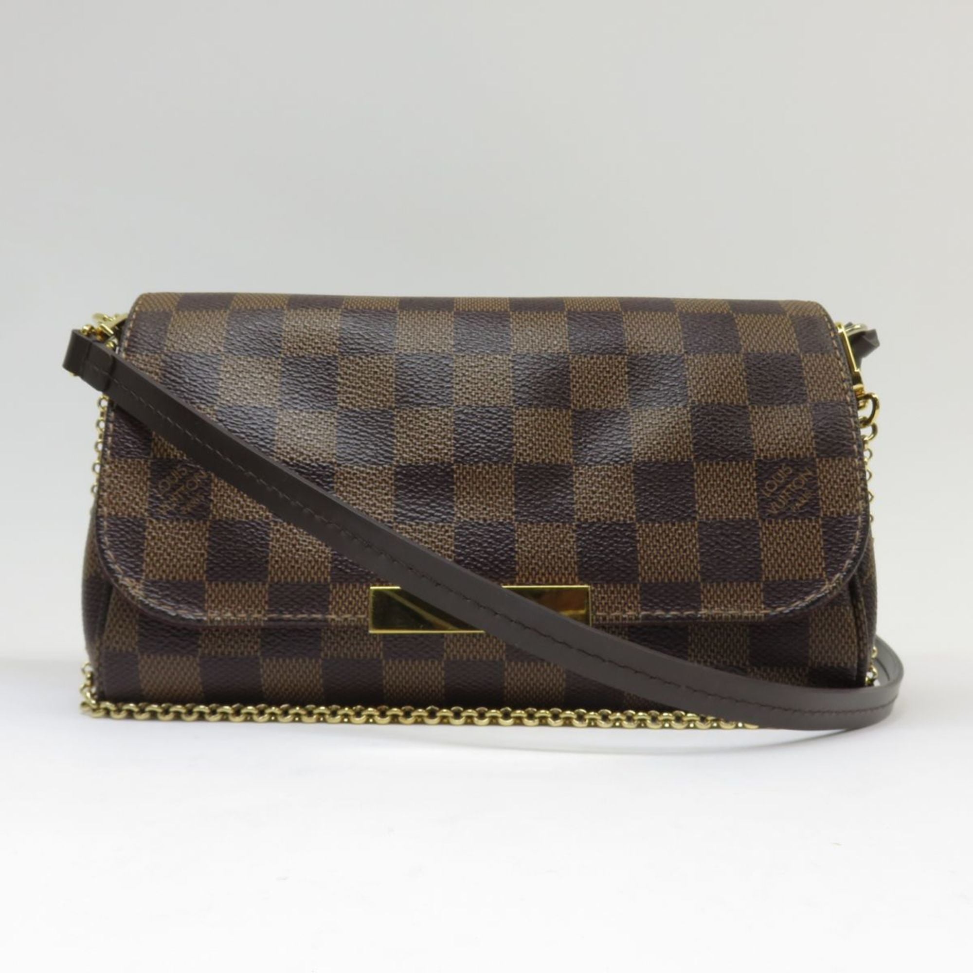 Louis Vuitton Damier Damier Canvas Ebene Shoulder Bag