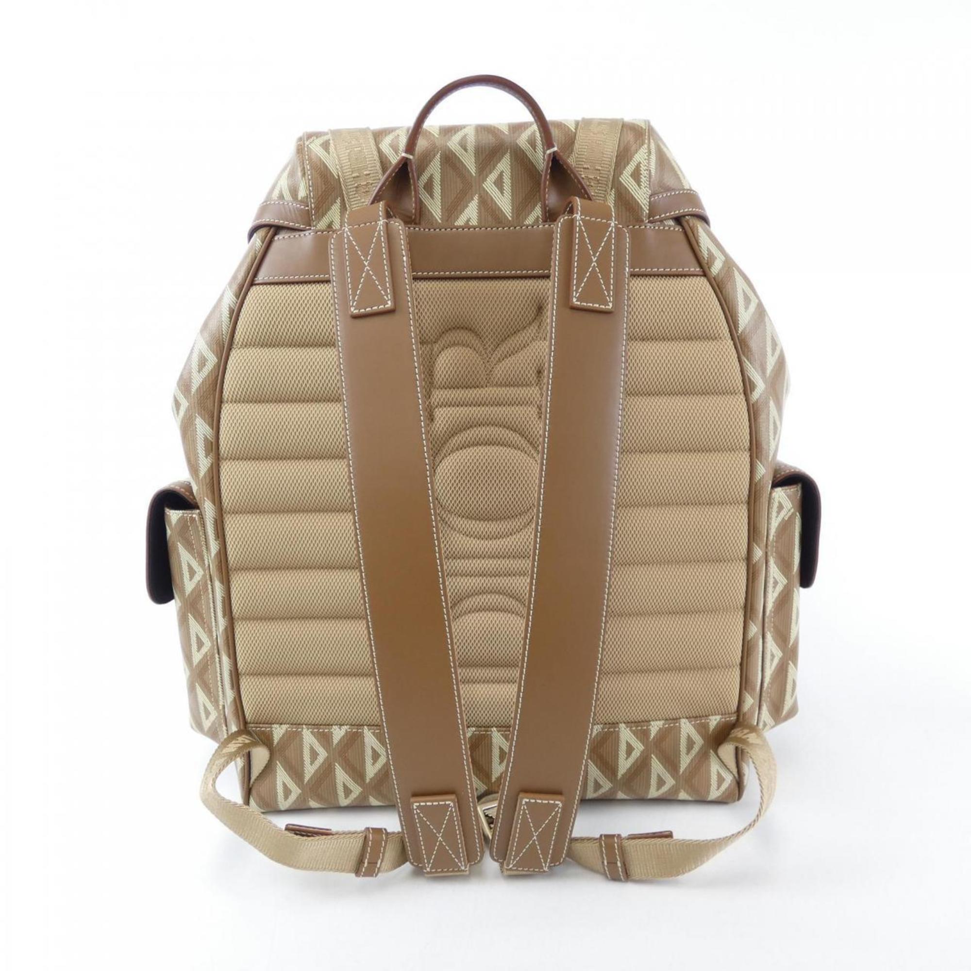 Christian Dior Beige Brown Backpack (Pre-Owned)