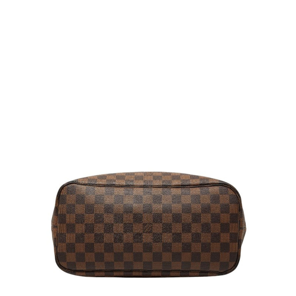 Louis Vuitton Brown Pvc Leather Tote Bag