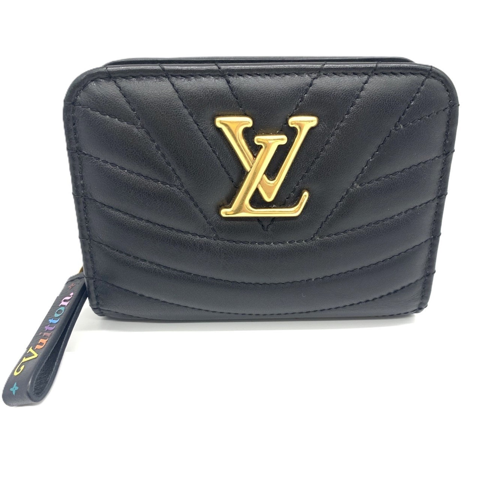 Louis Vuitton Black Leather Wallet