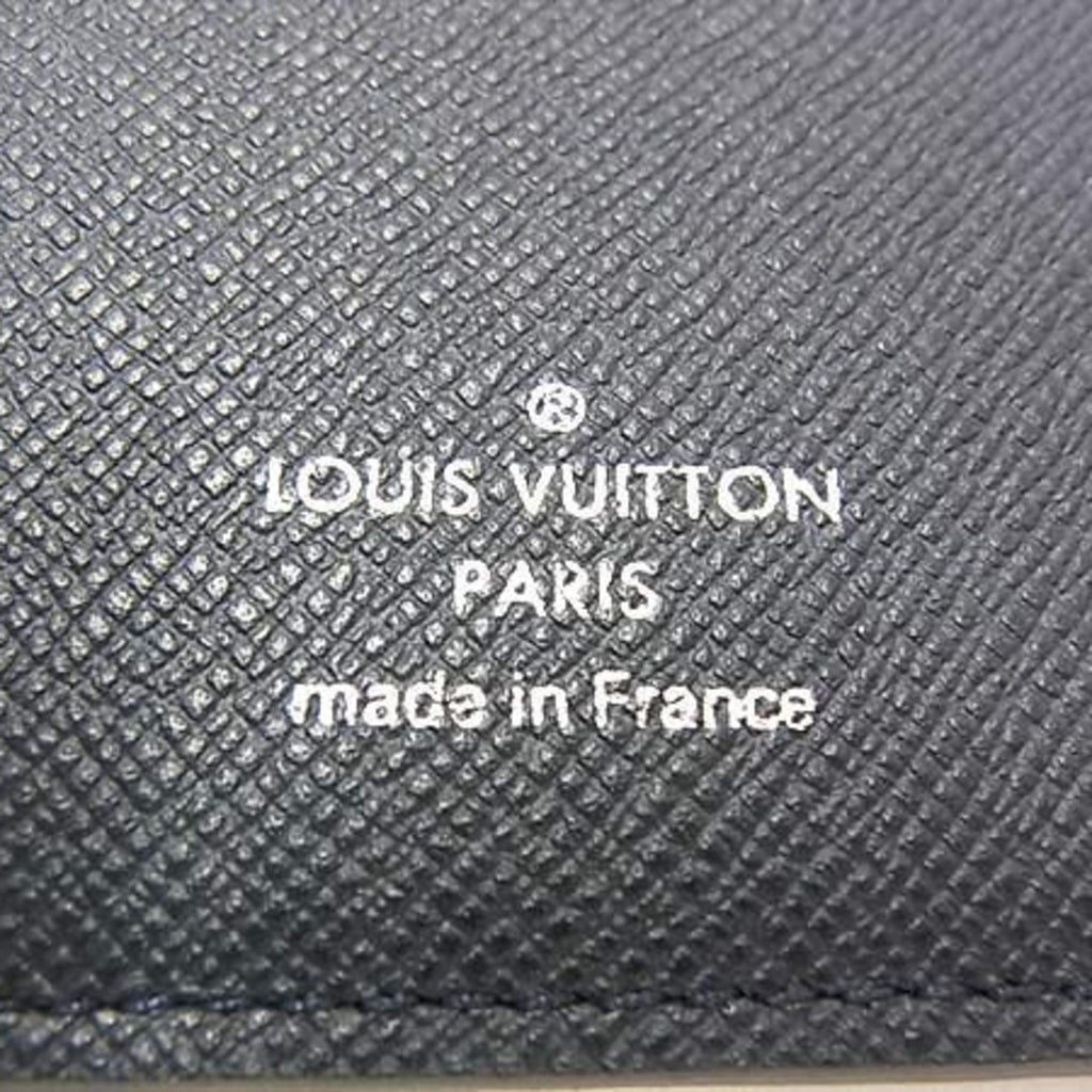 Louis Vuitton Ardoise Black Taiga Leather Long Wallet