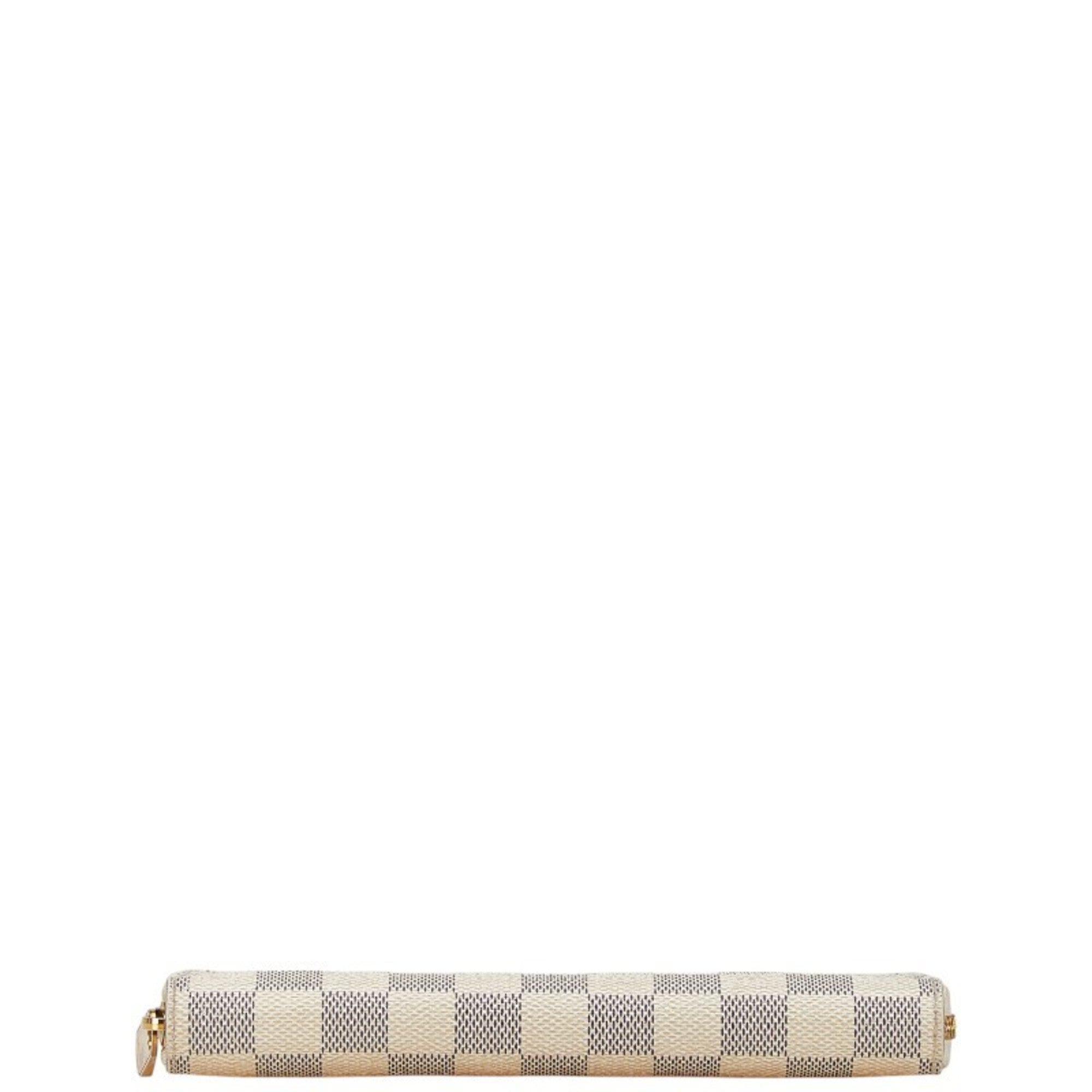 Louis Vuitton White Damier Azur Long Wallet