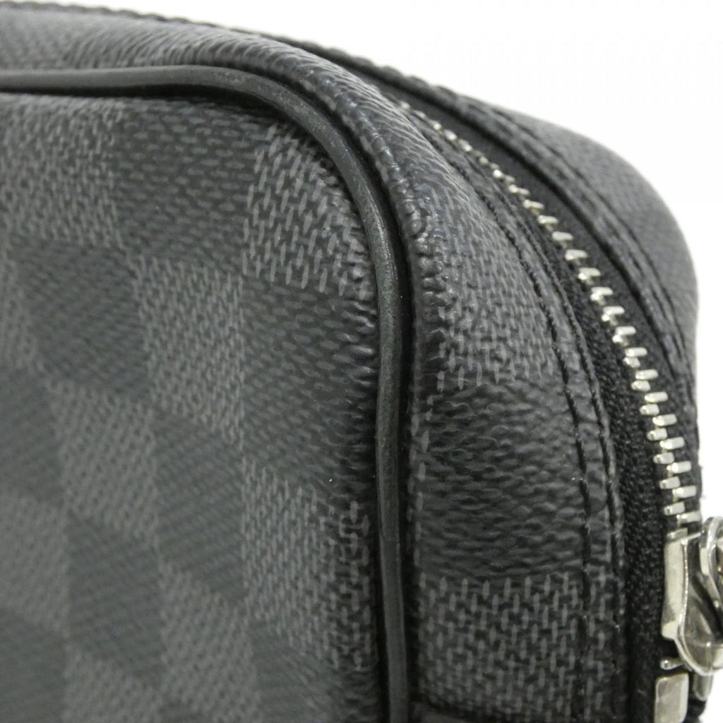 Louis Vuitton Graphite Coated Canvas Shoulder Bag