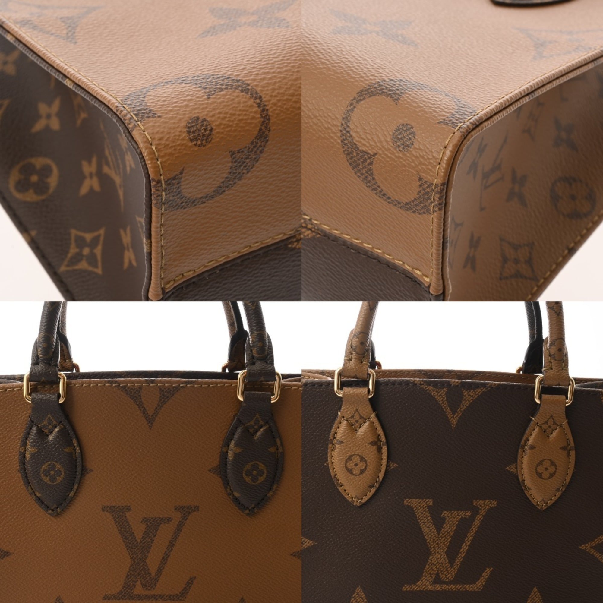 Louis Vuitton Brown Monogram Handbag Pouch