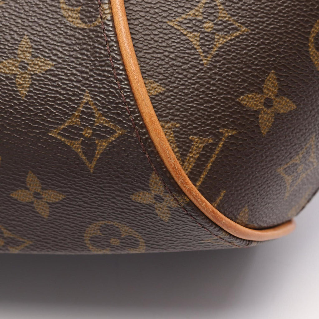 Louis Vuitton Brown Coated Canvas Leather Shoulder Bag
