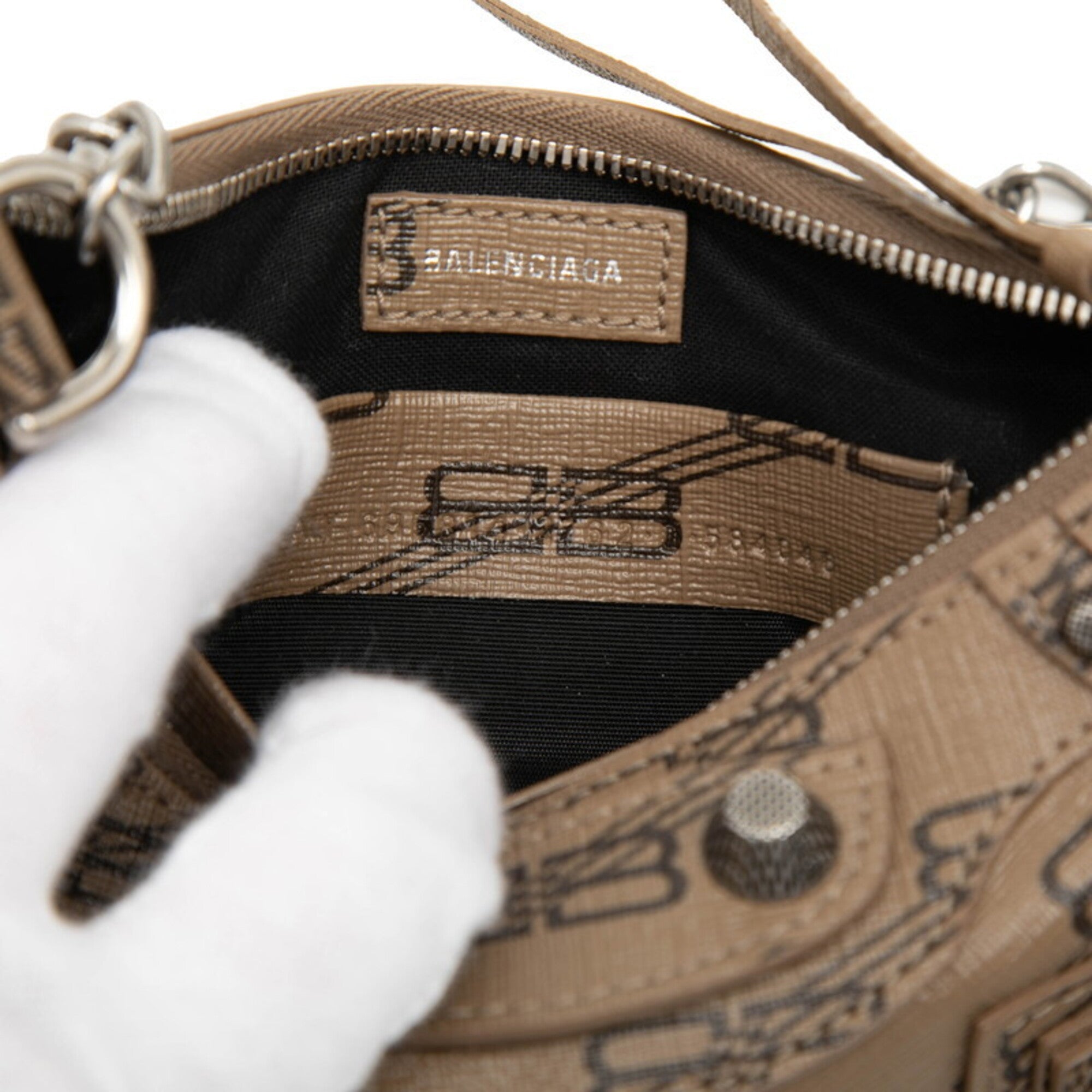 Balenciaga Brown Leather Handbag Shoulder
