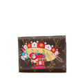 Louis Vuitton Brown Rose Ballerine Pvc Leather Wallet (Tri-Fold)