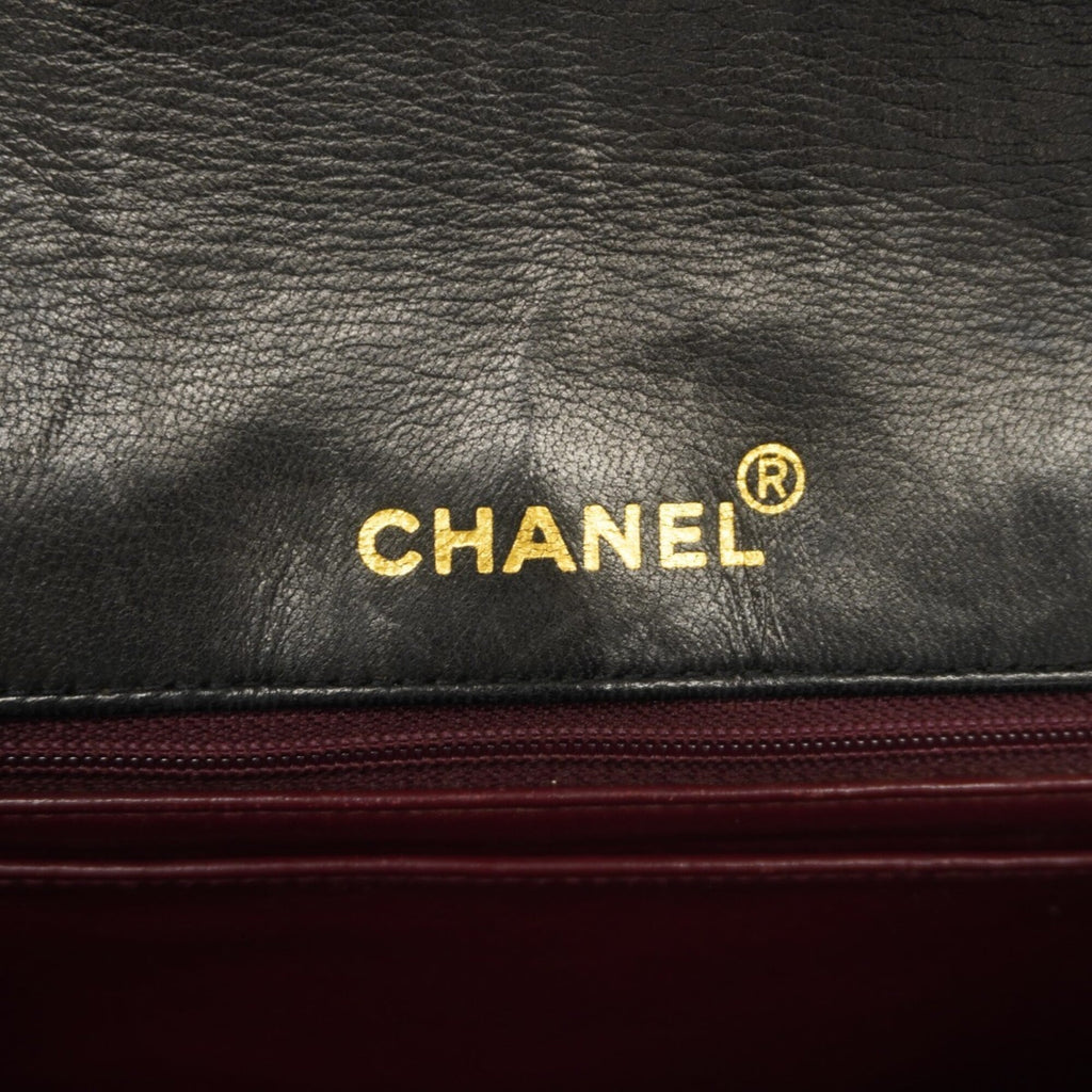 Chanel Black Leather Shoulder Bag