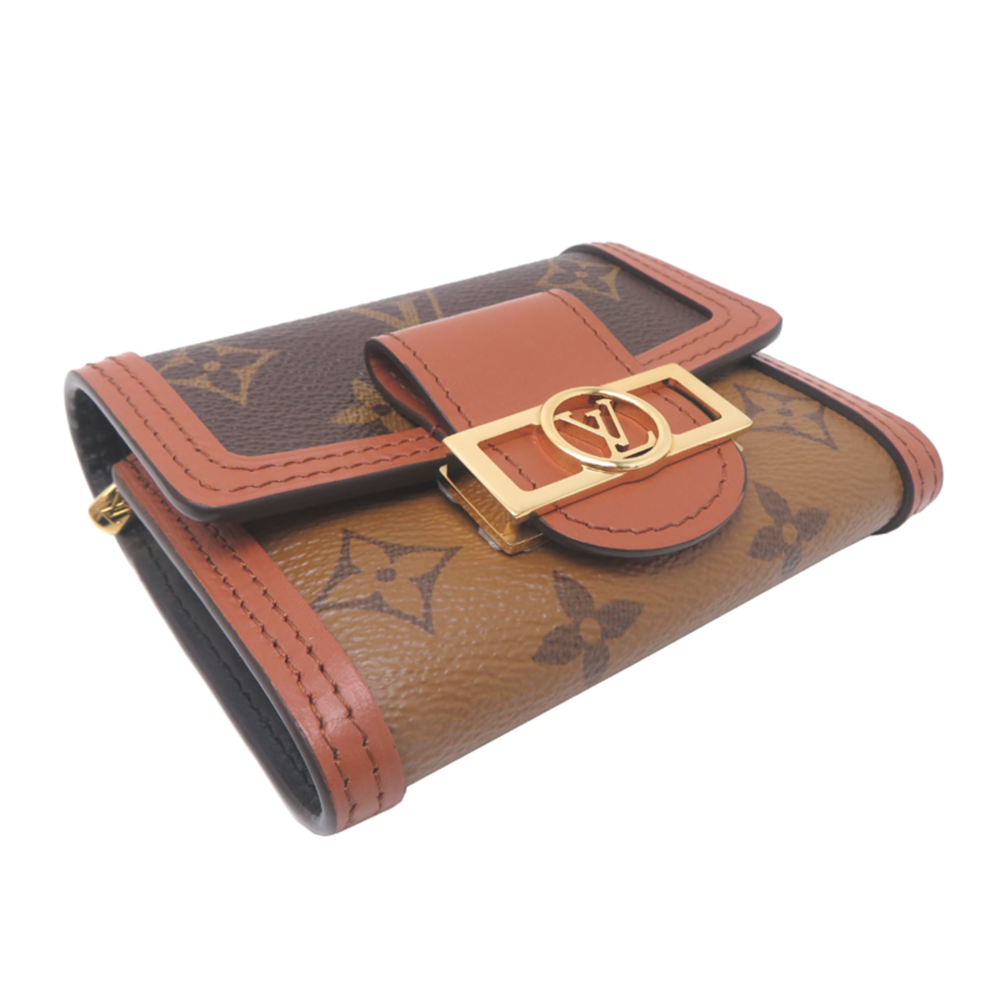 Louis Vuitton Brown Monogram Wallet (Tri-Fold)