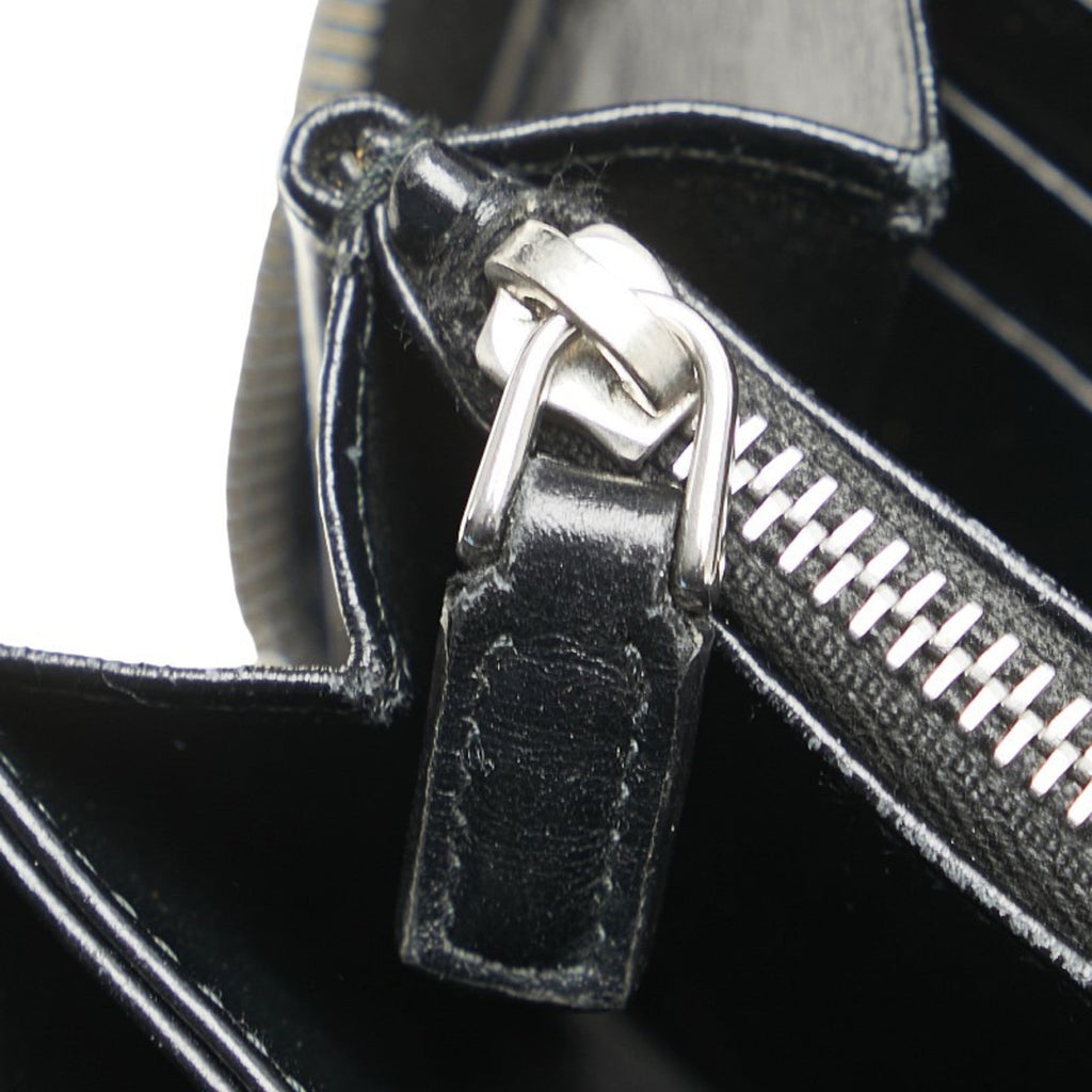 Prada Black Leather Long Wallet (Bi-Fold)