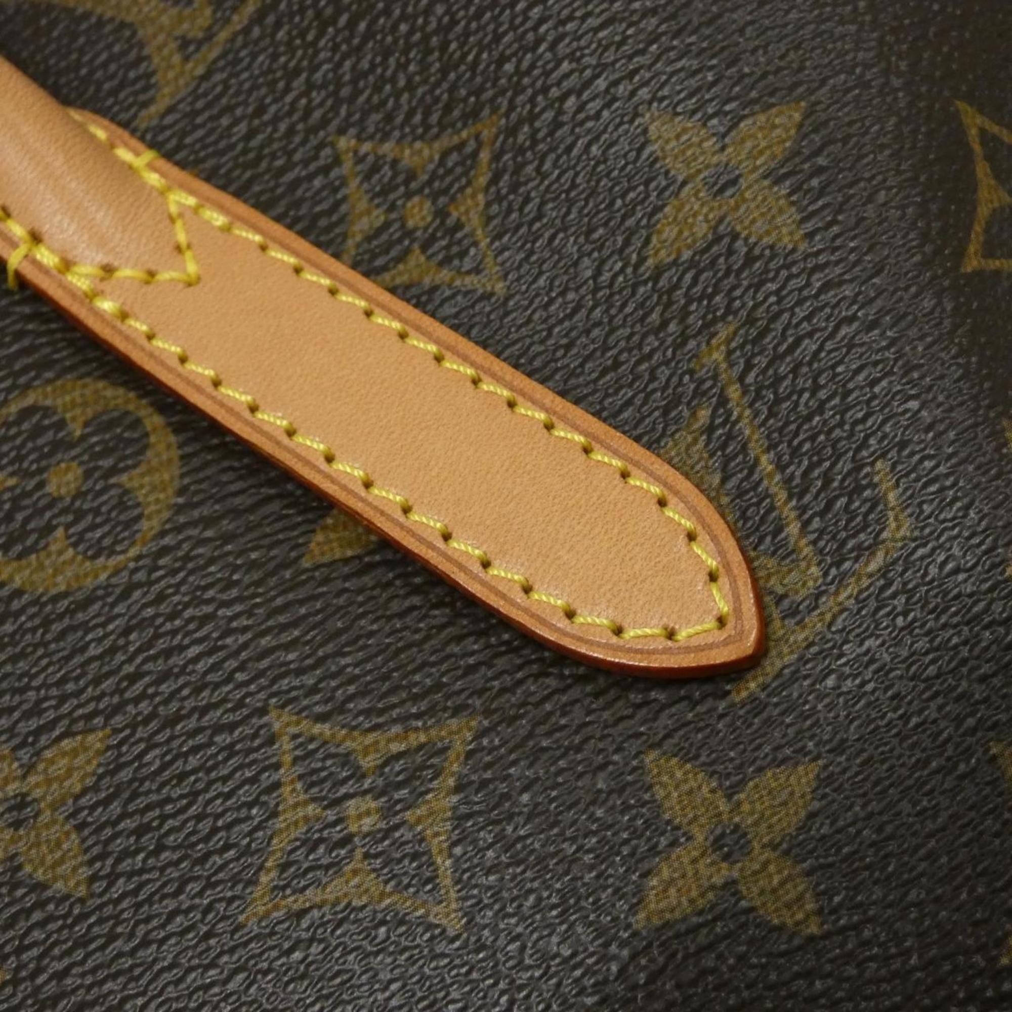 Louis Vuitton Marron Coated Canvas Handbag
