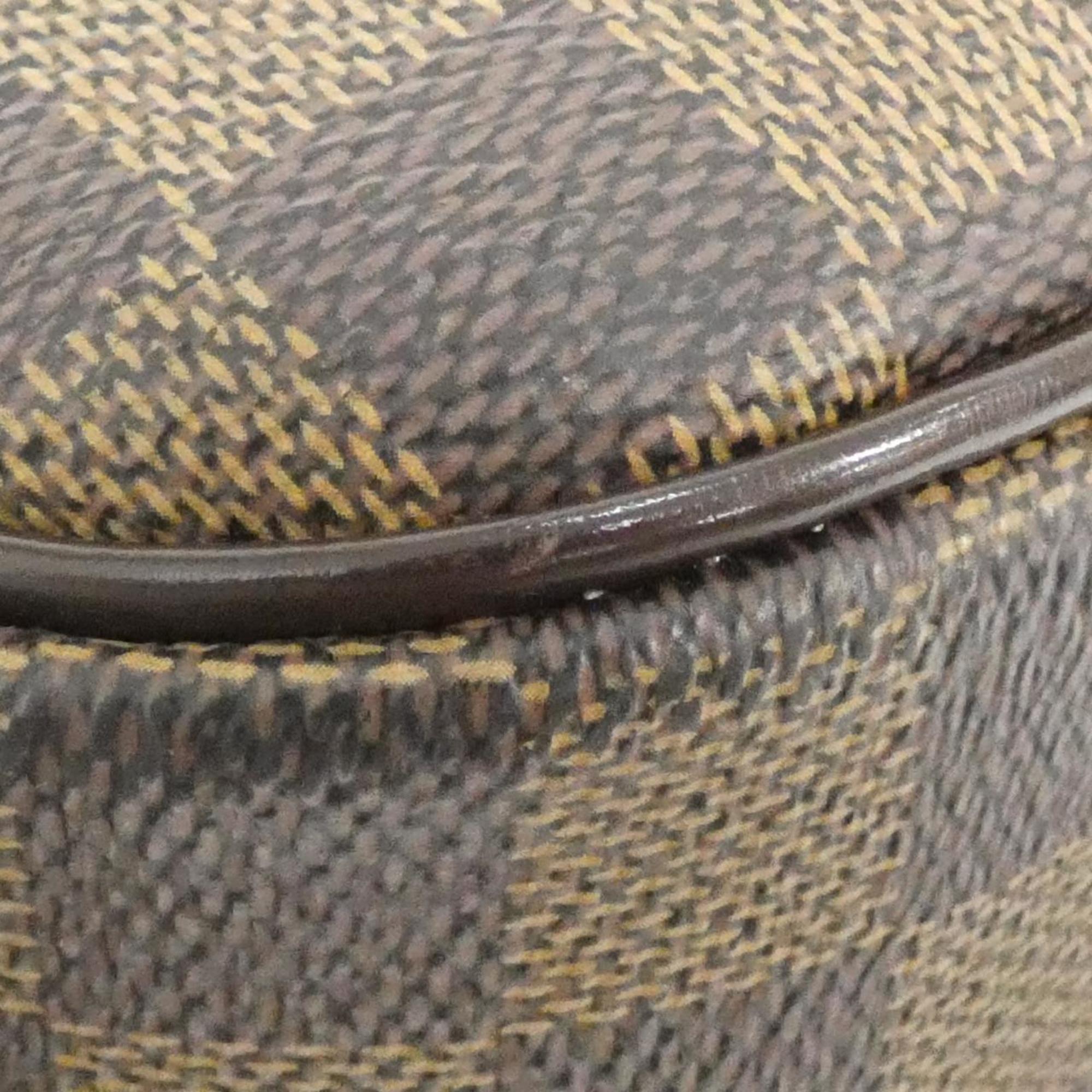Louis Vuitton Brown Coated Canvas Shoulder Bag