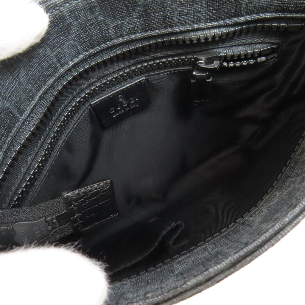Gucci Black Gg Supreme Shoulder Bag (Pre-Owned)