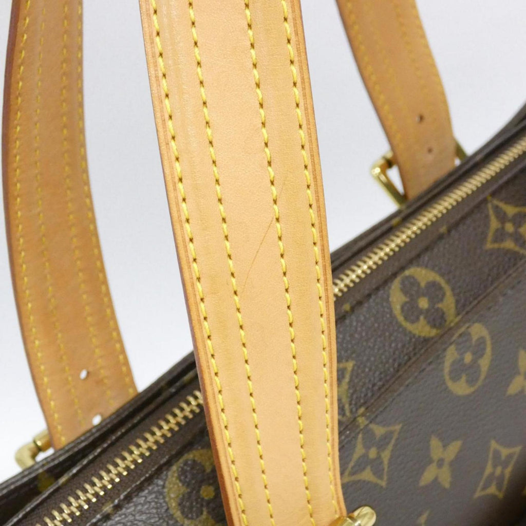 Louis Vuitton Brown Coated Canvas Handbag