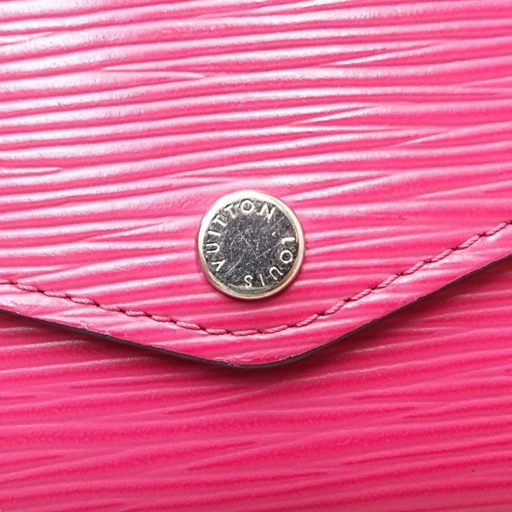 Louis Vuitton Hot Pink Leather Long Wallet