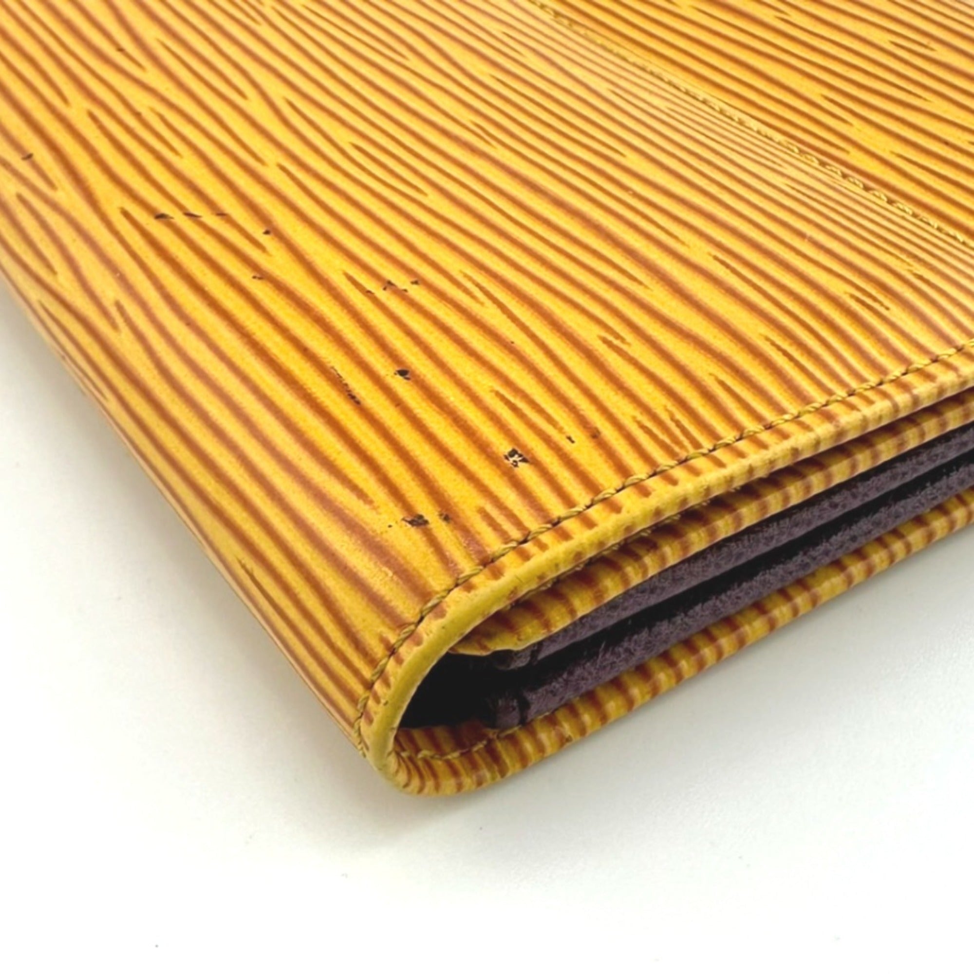 Louis Vuitton Yellow Epi Leather Long Wallet