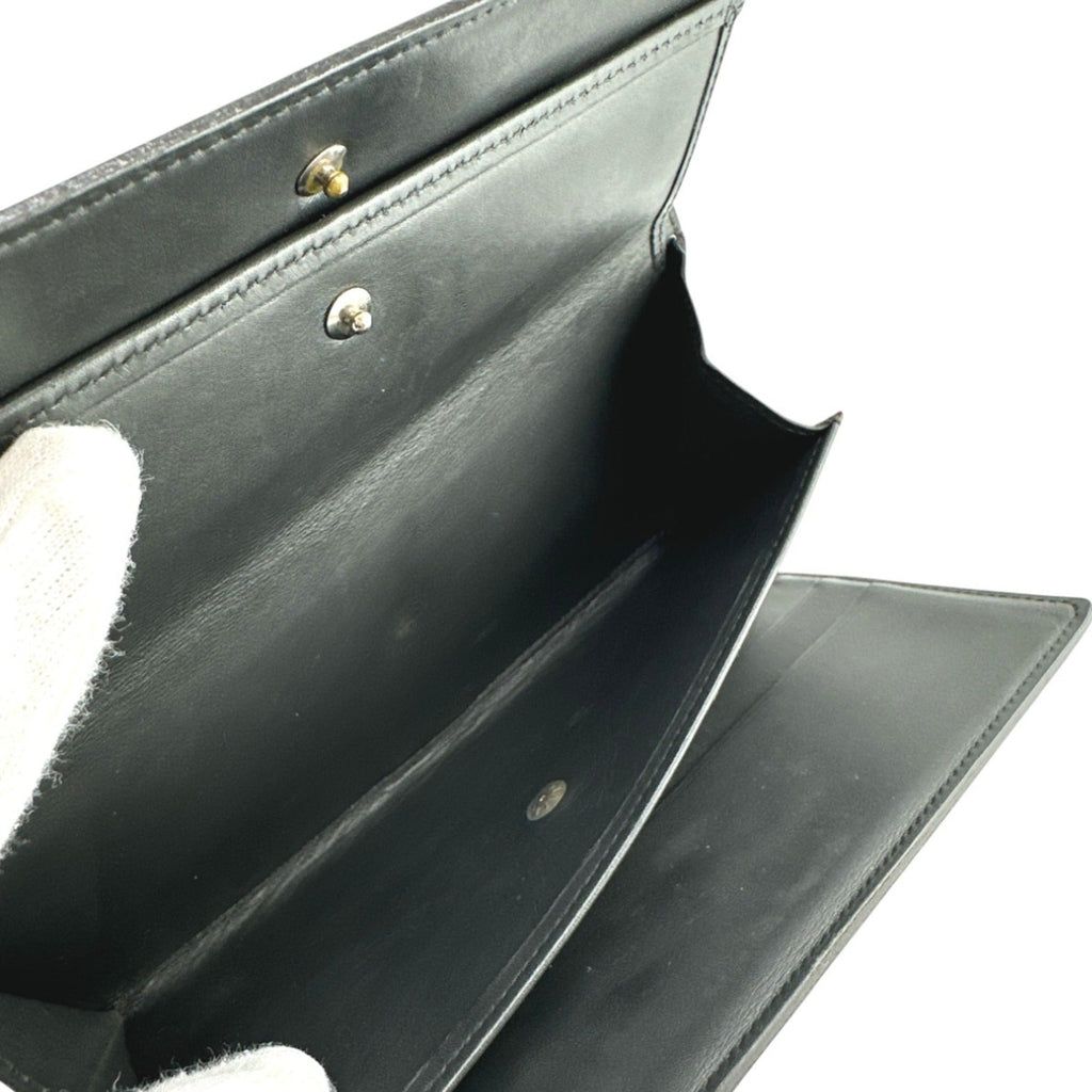 Louis Vuitton Monogram Mat Black Noir Monogram Mat Wallet (Tri-Fold)