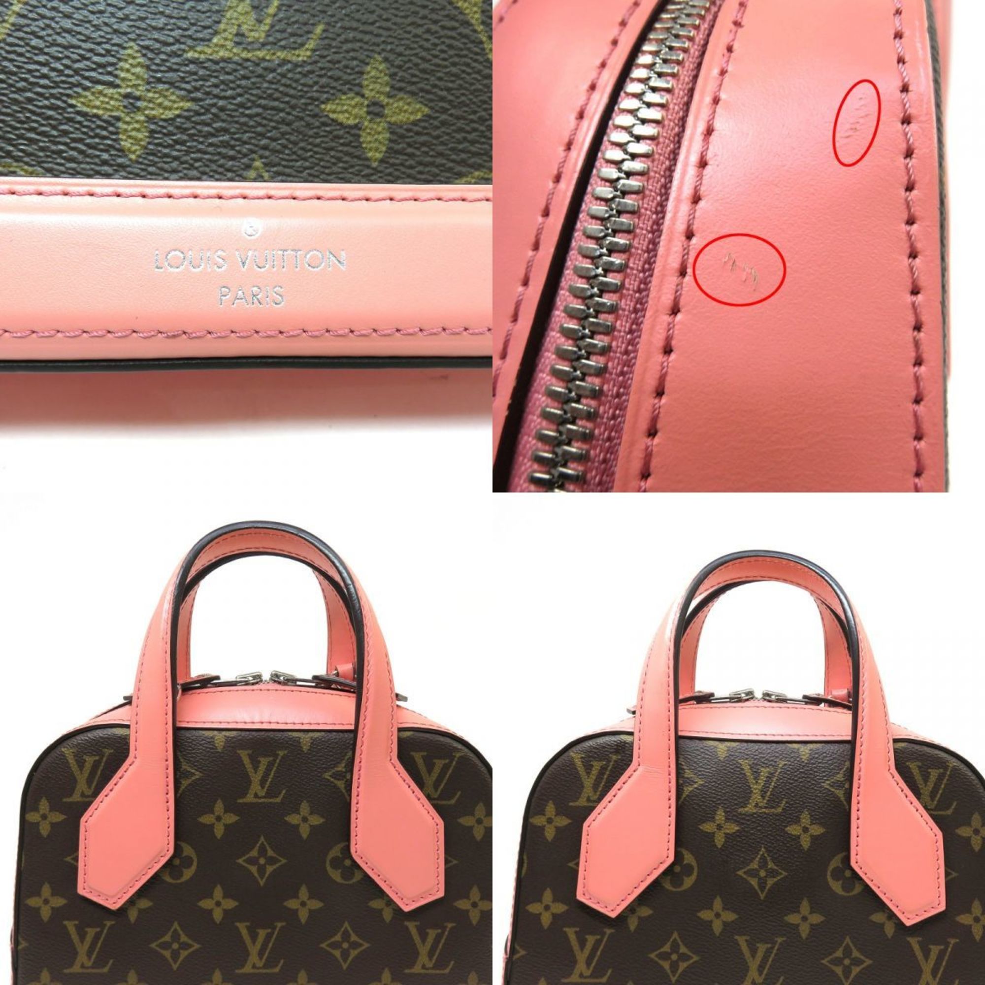 Louis Vuitton Monogram Corail Pink Monogram Handbag Shoulder Bag