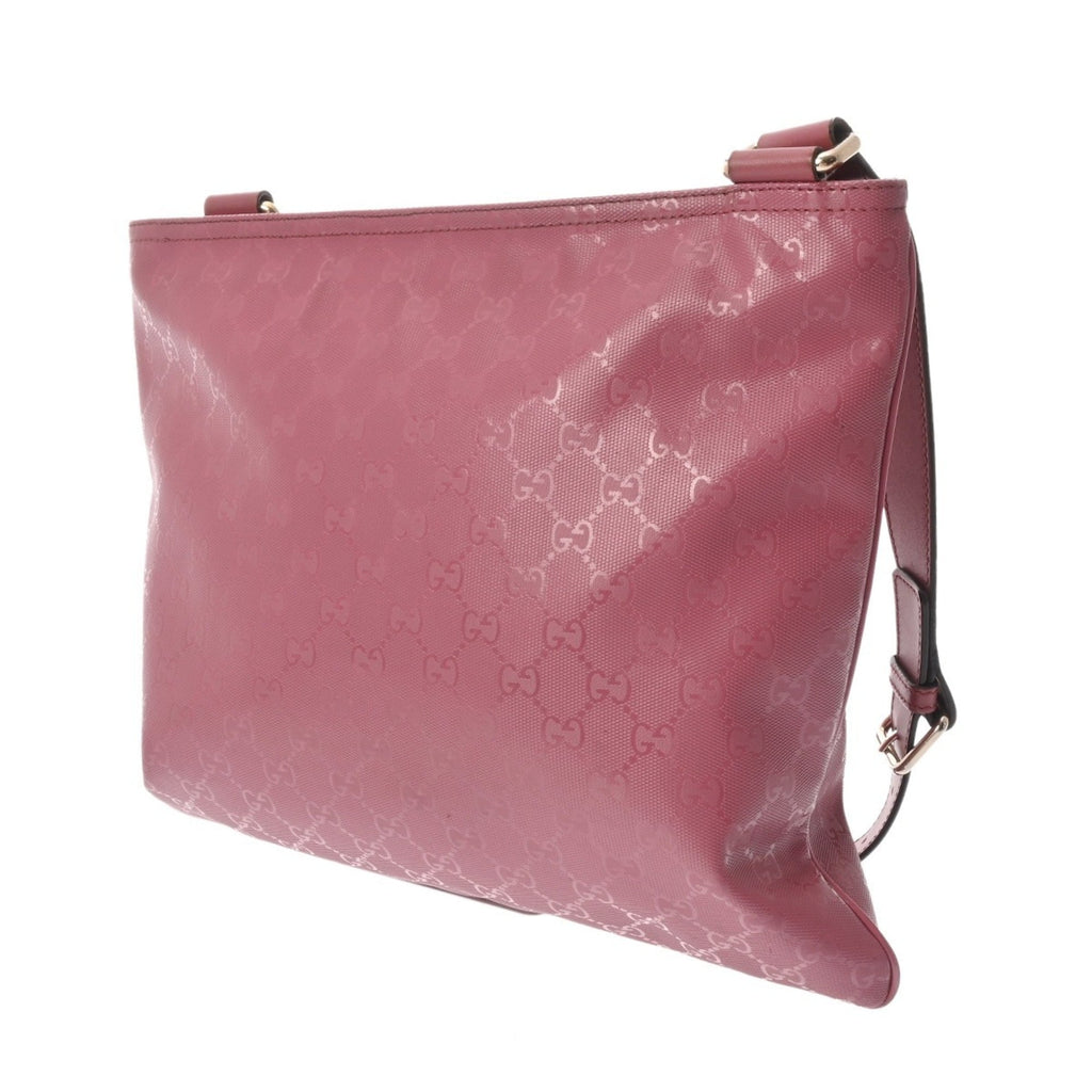 Gucci Pink Pvc Leather Shoulder Bag (Pre-Owned)