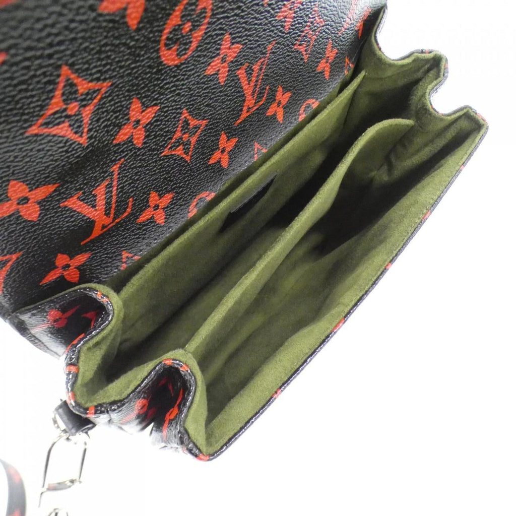 Louis Vuitton Black Rouge Coated Canvas Handbag Pochette
