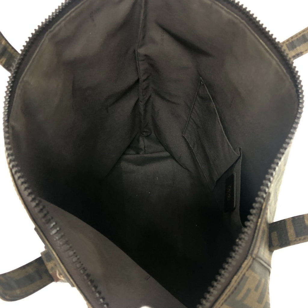 Fendi Brown Pvc Tote Bag