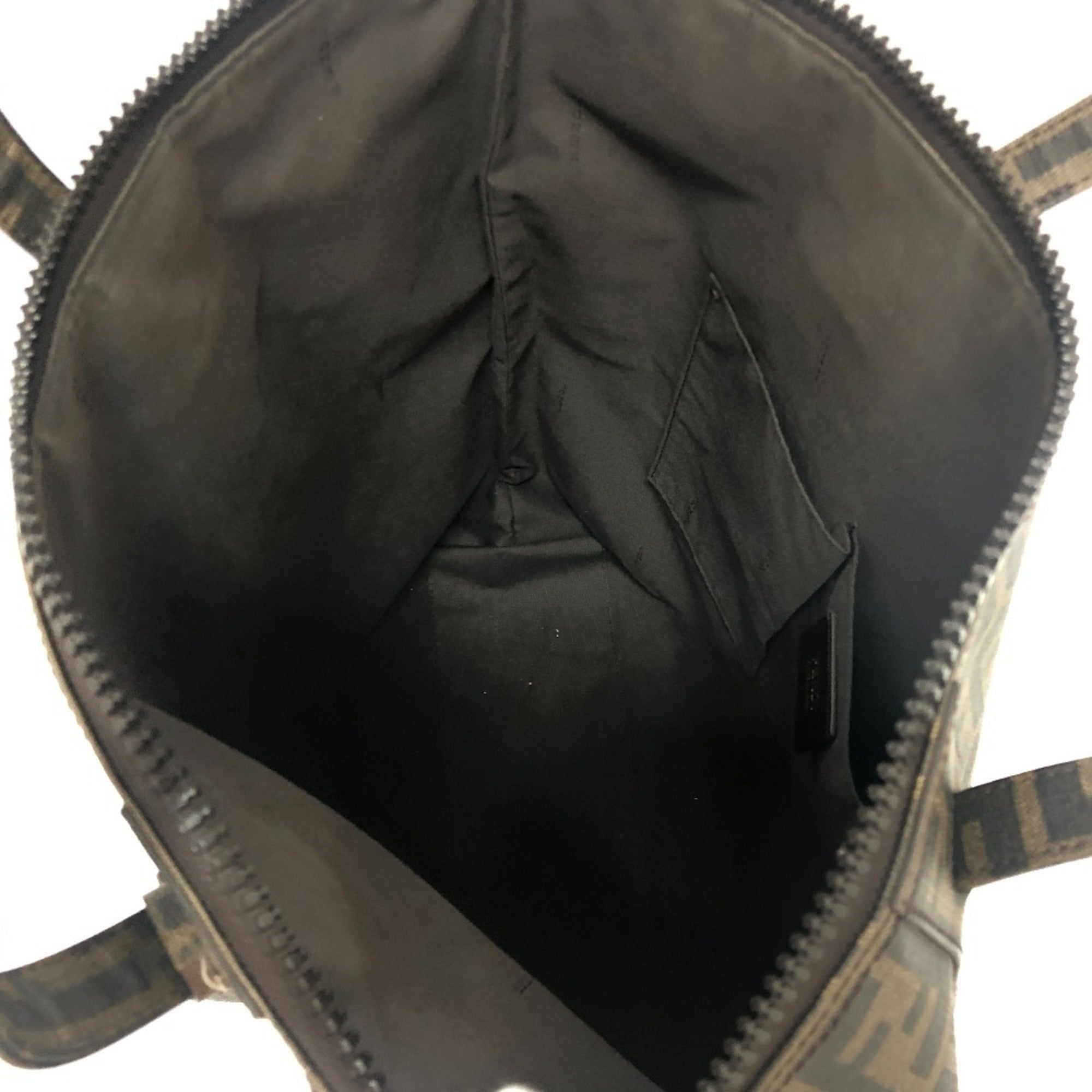 Fendi Brown Pvc Tote Bag
