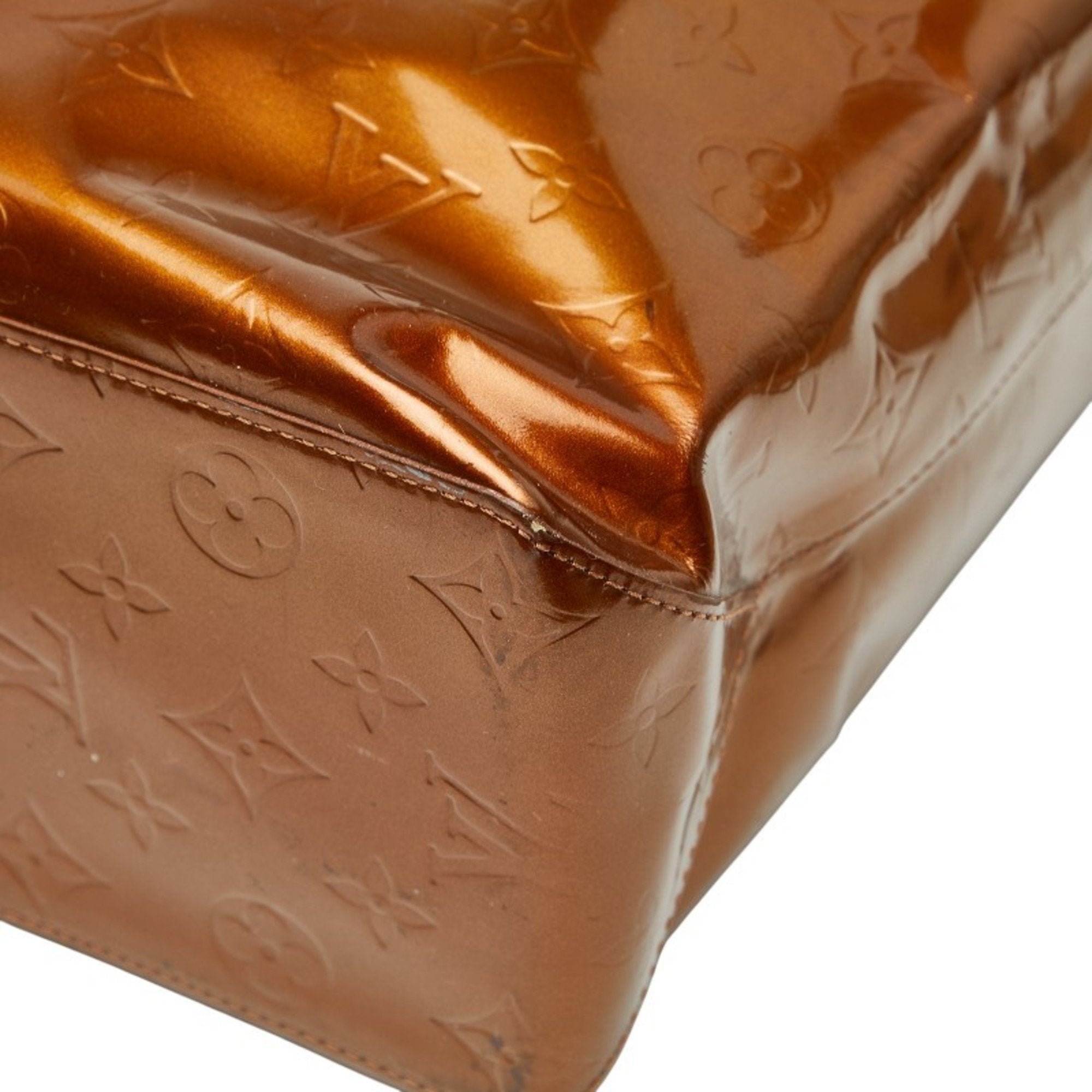 Louis Vuitton Bronze Brown Monogram Patent Leather Tote Bag