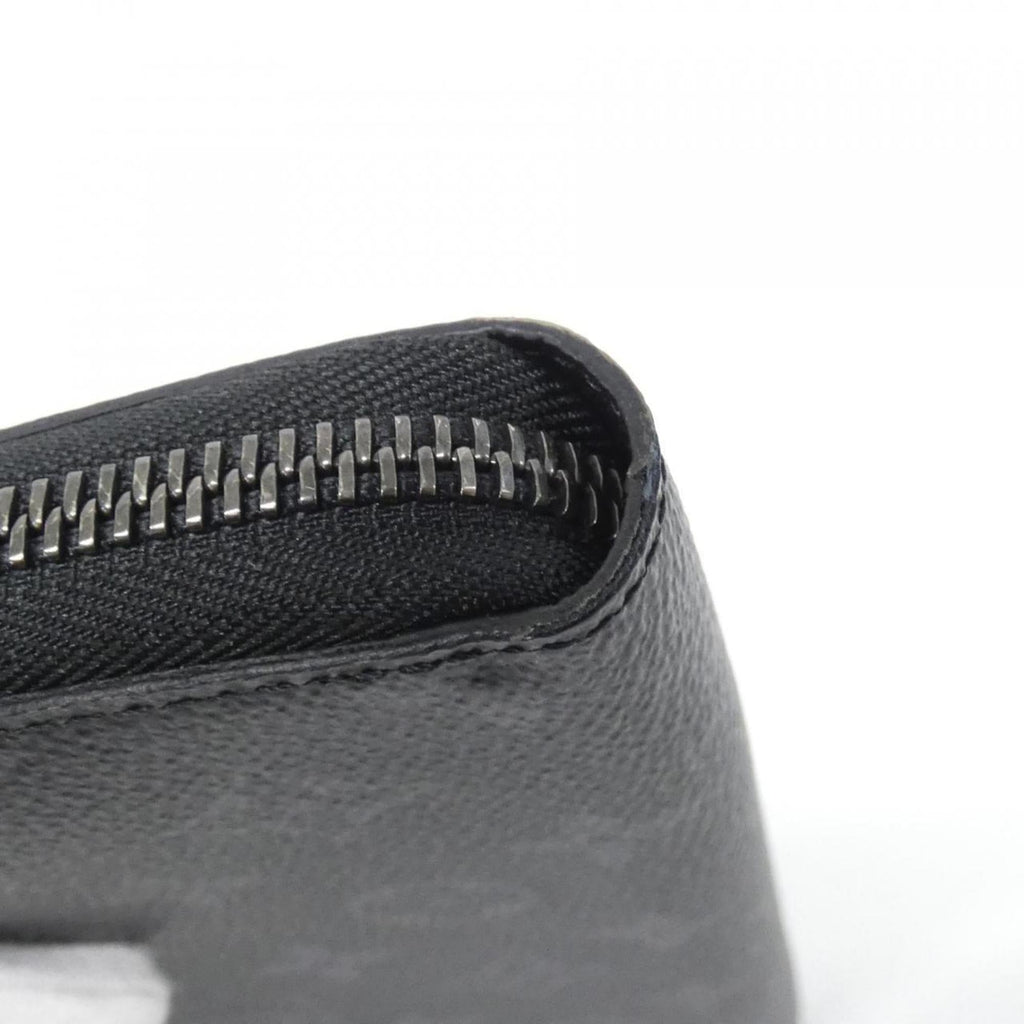 Louis Vuitton Black Coated Canvas Long Wallet