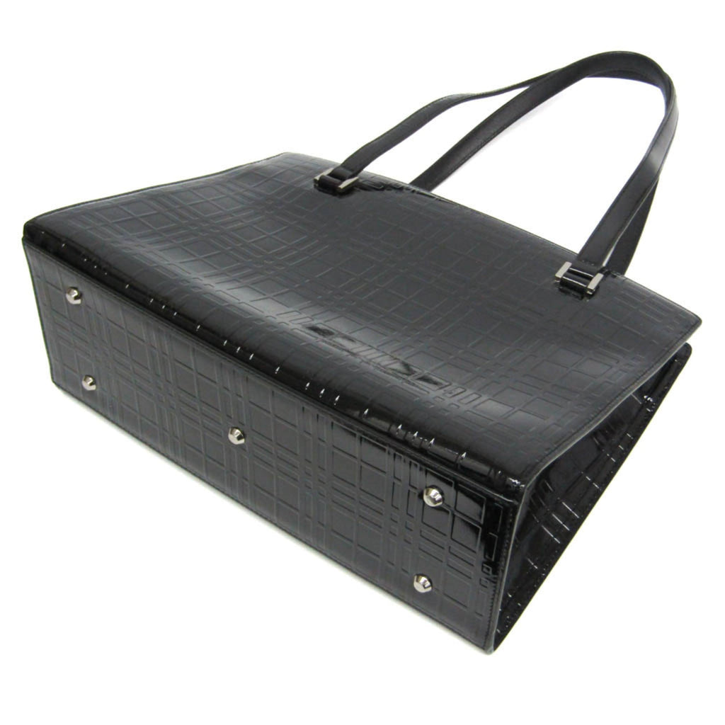 Burberry Black Patent Leather Shoulder Bag