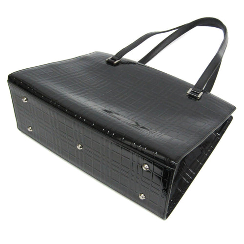 Burberry Black Patent Leather Shoulder Bag