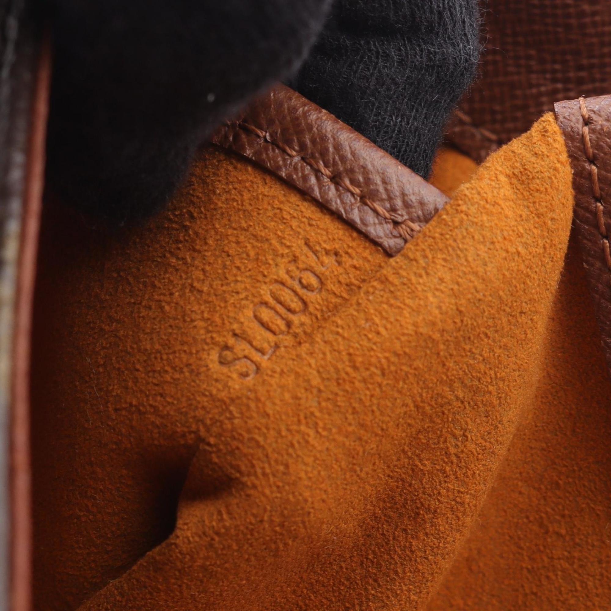 Louis Vuitton Brown Coated Canvas Pvc Leather Monogram Shoulder Bag